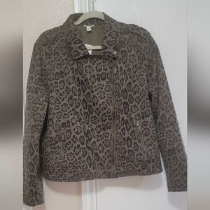 CATO ANIMAL PRINT JACKET
